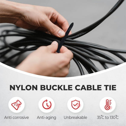 Zip String Wire Lock - Nylon Cable Tie (Pack of 20Pcs)